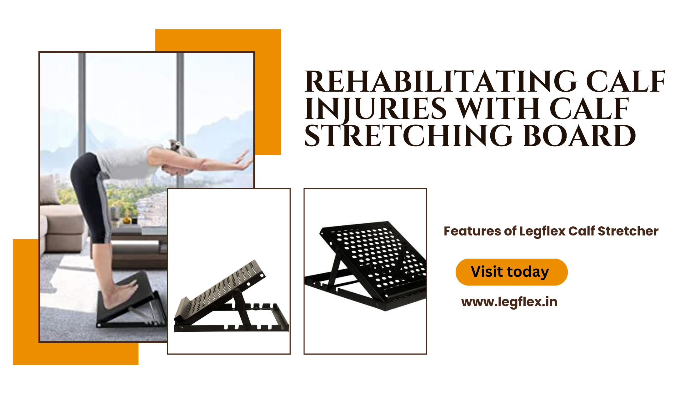 Calf Muscle Therapy Using Calf Stretching Board